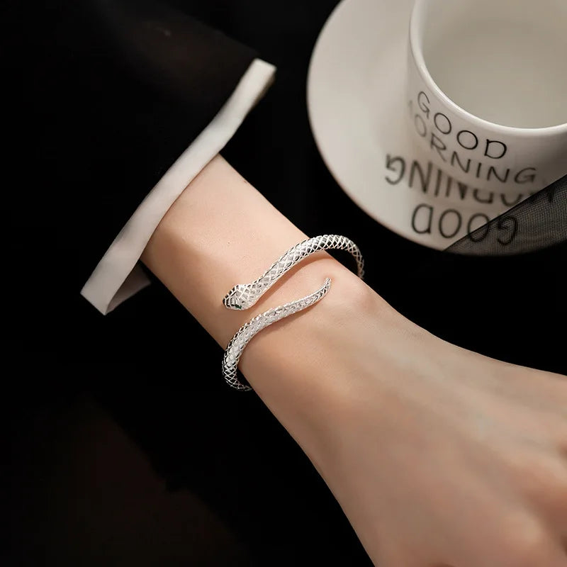 925 Sterling Silver Snake for Woman