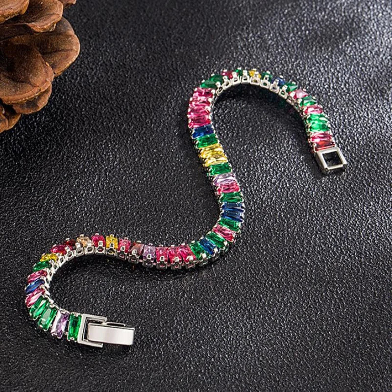 Multicolor Crystal Bracelet